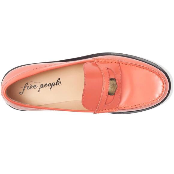 New Free People Liv Loafer Coral Fusion Women Size 8.5 - Picture 2 of 9